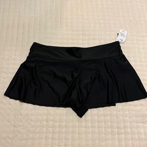 Black Swim Short Bottom Size L 12-14
